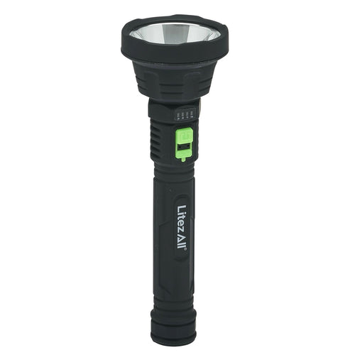 LitezAll Rechargeable ULTAC2 1000 Lumen LED Flashlight with Battery Meter EasyOptionXY LLC