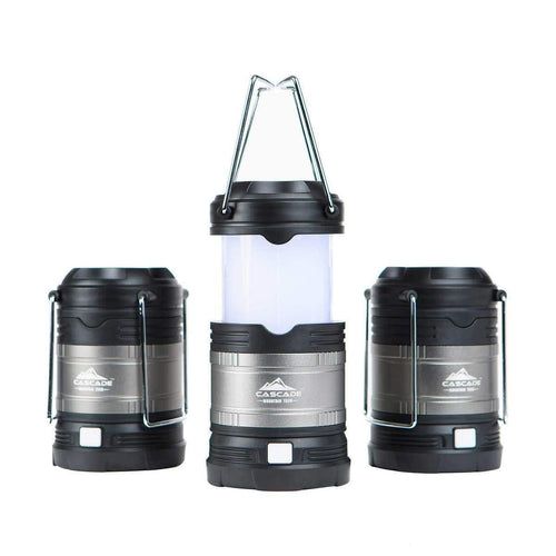 Cascade Mountain Tech Pop-Up IPX4 Water-Resistant LED Lantern - 3 Pack EasyOptionXY LLC
