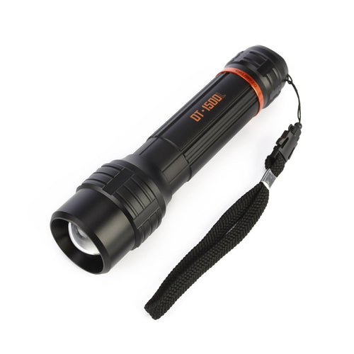 Ozark Trail 1500 Lumen Focusing Flashlight, IP67 Waterproof, Black EasyOptionXY LLC