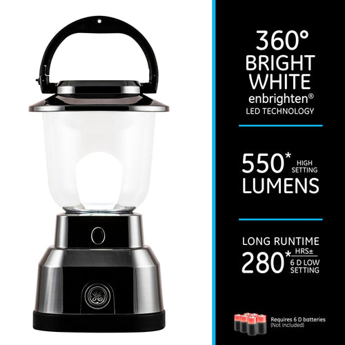 GE Enbrighten Water-Resistant 6D Dimmable LED Lantern, Nickel-Plated, 14210 EasyOptionXY LLC