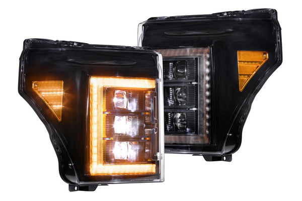 Morimoto Ford Super Duty (11-16) XB LED Headlights - Amber DRL OffRoadUSA.com