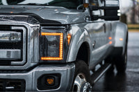 Morimoto Ford Super Duty (11-16) XB LED Headlights - Amber DRL OffRoadUSA.com
