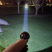 LitezAll Rechargeable ULTAC2 1000 Lumen LED Flashlight with Battery Meter EasyOptionXY LLC