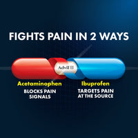 Advil Dual Action With Acetaminophen Pain and Headache Reliever Ibuprofen Tablets; 72 Count EasyOptionXY LLC