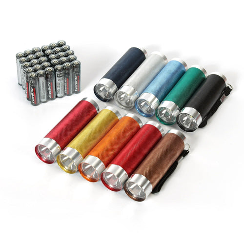 Ozark Trail LED Flashlights, 10-pack, 50 Lumens, Multicolor EasyOptionXY LLC