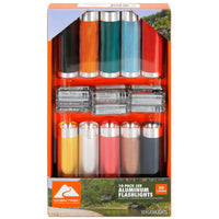Ozark Trail LED Flashlights, 10-pack, 50 Lumens, Multicolor EasyOptionXY LLC