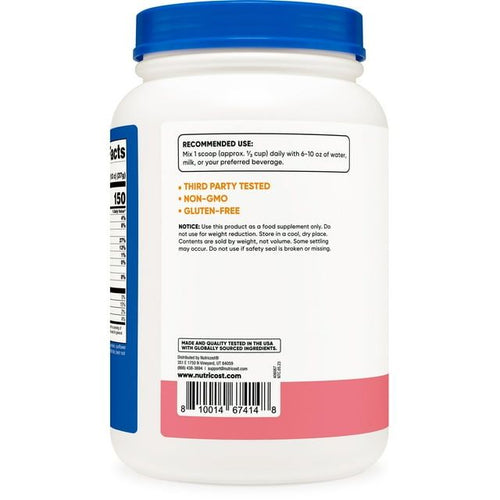 Nutricost Whey Protein Concentrate Powder (Strawberry Milkshake) 2LBS - Non-GMO EasyOptionXY LLC
