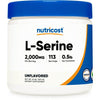 Nutricost L-Serine Powder, 113 Servings (.5LB) - 2,000 mg Per Serving - Health Supplement EasyOptionXY LLC