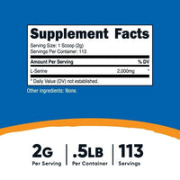 Nutricost L-Serine Powder, 113 Servings (.5LB) - 2,000 mg Per Serving - Health Supplement EasyOptionXY LLC