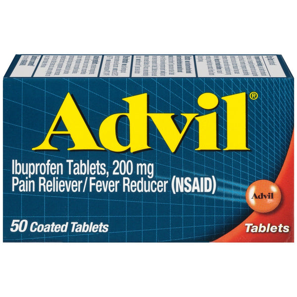 Advil Pain and Headache Reliever Ibuprofen Tablets; 200 mg; 50 Count EasyOptionXY LLC