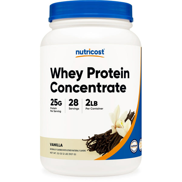 Nutricost Whey Protein Concentrate (Vanilla) 2LBS - Gluten Free & Non-GMO Supplement EasyOptionXY LLC