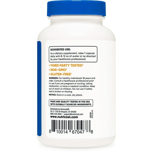 Nutricost Wormwood Capsules 450mg 120 Capsules - Gluten Free and Non-GMO Supplement EasyOptionXY LLC