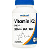 Nutricost Vitamin K2 (MK4) 240 Capsules (100mcg) - Gluten Free & Non-GMO Supplement EasyOptionXY LLC