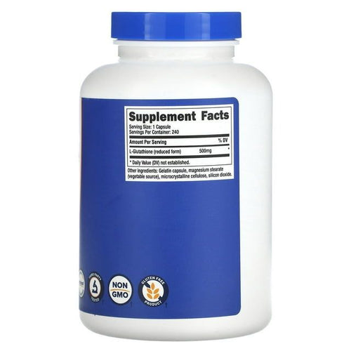 Nutricost Glutathione Capsules 500mg, 240 Capsules - Non-GMO Supplement EasyOptionXY LLC