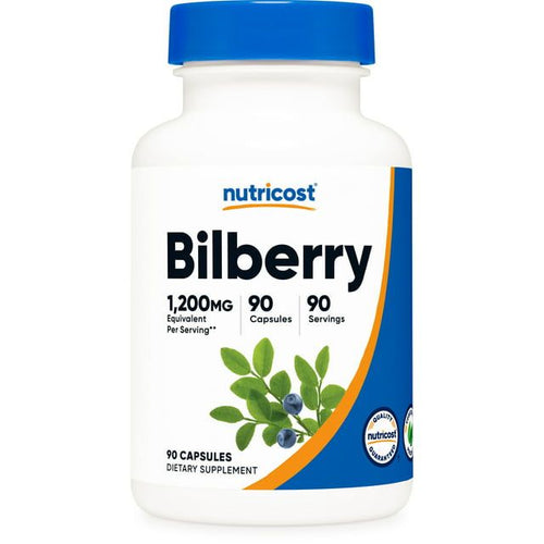Nutricost Bilberry Capsules 1200mg Equivalent (90 Vegetarian Capsules) - Non-GMO Supplement EasyOptionXY LLC