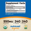 Nutricost Astragalus Capsules 550mg, 240 Capsules - Vegetarian, Non-GMO and Gluten Free Supplement EasyOptionXY LLC