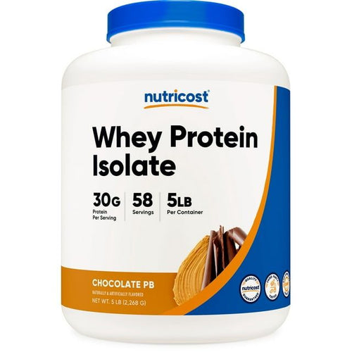 Nutricost Whey Protein Isolate (Chocolate Peanut Butter, 5 Pound) Protein Powder EasyOptionXY LLC