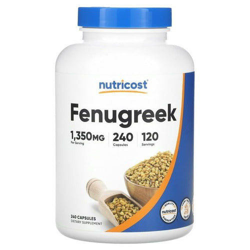 Nutricost Fenugreek Seed 1350mg, 240 Capsules, 120 Servings - Gluten Free & Non-GMO Supplement EasyOptionXY LLC