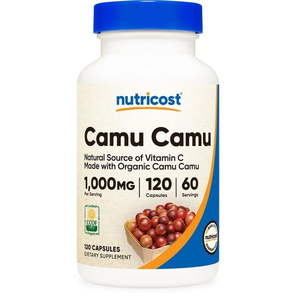 Nutricost Camu Camu 1000mg, 120 Capsule - Supplement made with Organic Camu Camu EasyOptionXY LLC