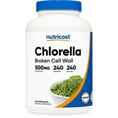 Nutricost Chlorella Capsules 500mg, 240 Capsules, Supplement EasyOptionXY LLC