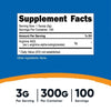 Nutricost Arginine AKG Powder 300 Grams (AAKG), 100 Servings - Non-GMO, Supplement EasyOptionXY LLC