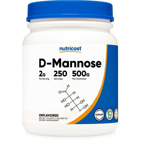 Nutricost D-Mannose Powder 500gms, 2g Serving - Non-GMO Supplement EasyOptionXY LLC