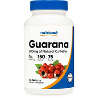 Nutricost Guarana 1000mg, 150 Vegetarian Capsules - Vegan Natural Herbal Brazilian Caffeine Supplement EasyOptionXY LLC