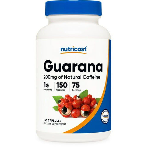Nutricost Guarana 1000mg, 150 Vegetarian Capsules - Vegan Natural Herbal Brazilian Caffeine Supplement EasyOptionXY LLC