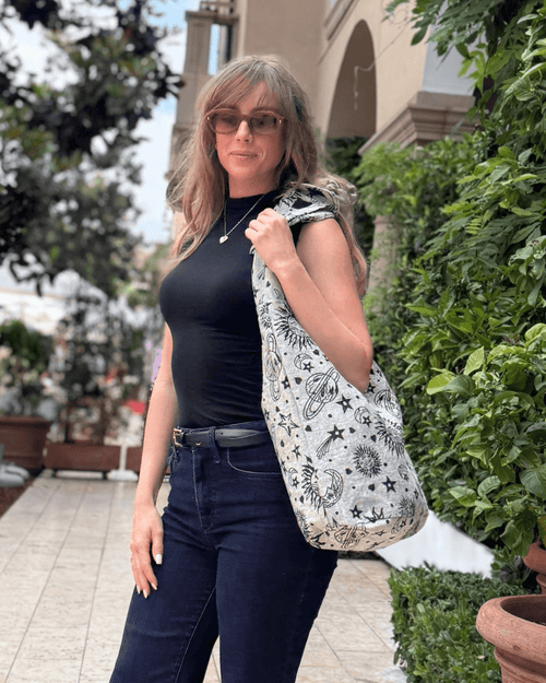Kathmandu Collection Celestial Print Hobo Bag Jupiter Gear