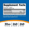 Nutricost Zinc Picolinate 30mg, 240 Capsules - Gluten Free and Non-GMO Supplement EasyOptionXY LLC