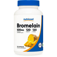 Nutricost Bromelain Supplement 500mg, 120 Vegetarian Capsules EasyOptionXY LLC
