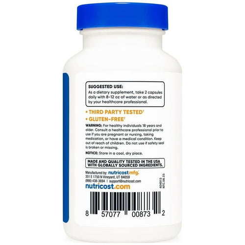 Nutricost Valerian Root Capsules (4000mg) 120 Capsules - Gluten Free Supplement EasyOptionXY LLC