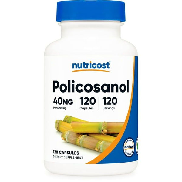 Nutricost Policosanol 40mg, 120 Capsules - Gluten Free, Non-GMO, Supplement EasyOptionXY LLC