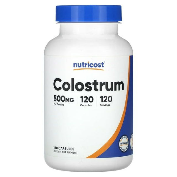Nutricost Colostrum 500mg, 120 Capsules - Gluten Free & Non-GMO Supplement EasyOptionXY LLC