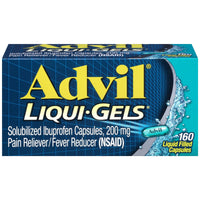 Advil Liqui-Gels Pain and Headache Reliever Ibuprofen Capsules; 200 mg; 160 Count EasyOptionXY LLC