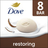 Dove Beauty Bar Soap for Women Restoring Coconut & Cocoa Butter All Skin, 3.75 oz 8 Bars EasyOptionXY LLC