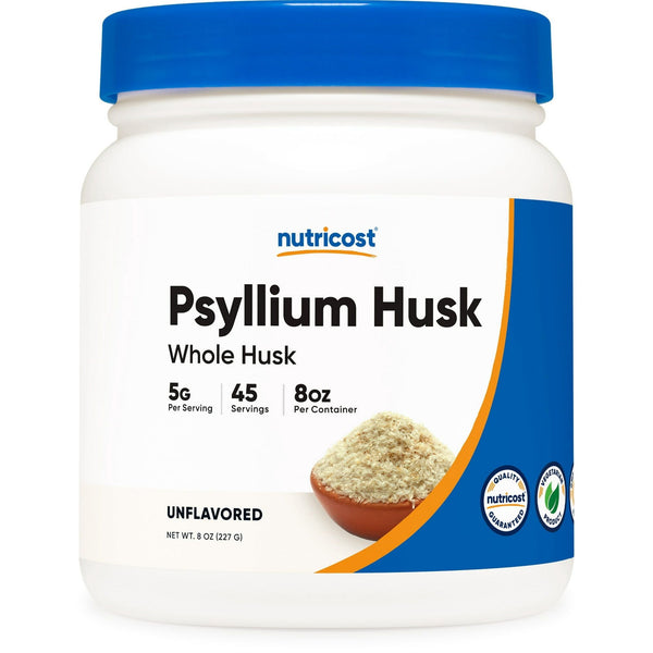 Nutricost Psyllium Whole Husk Powder (8oz) - Gluten Free & Non-GMO Supplement EasyOptionXY LLC