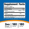 Nutricost Vanadium With Chromium Supplement 2mg 180 Vegetarian Capsules EasyOptionXY LLC