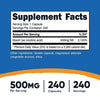 Nutricost Niacin (Vitamin B3) 500mg, 240 Capsules - Gluten Free and Non-GMO Supplement EasyOptionXY LLC