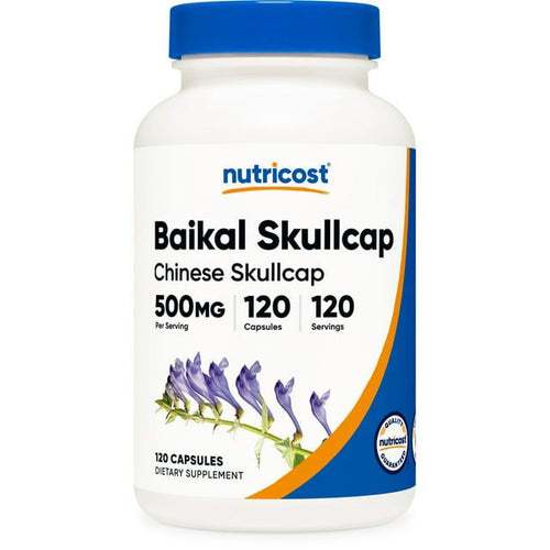 Nutricost Baikal Skullcap 500mg, 120 Capsules - Vegetarian Friendly Supplement EasyOptionXY LLC