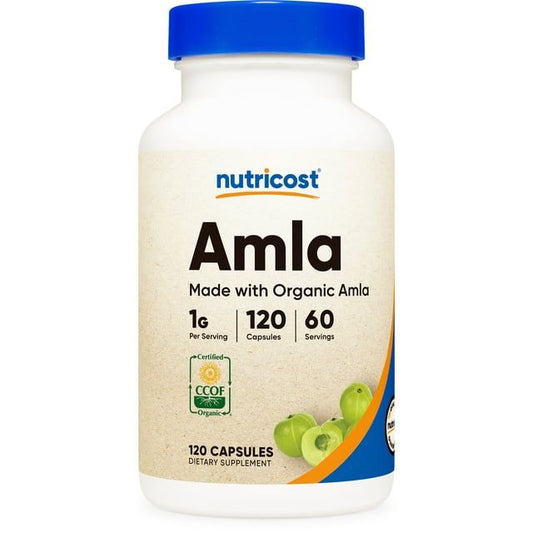 Nutricost Amla 1000mg Supplement, 120 Vegetarian Capsules, 60 Servings EasyOptionXY LLC