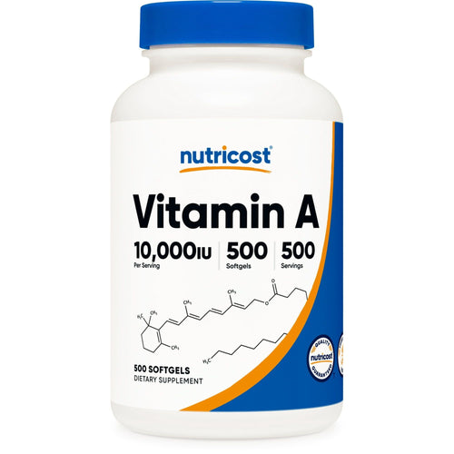 Nutricost Vitamin A 10,000 IU, 500 Soft Gel Supplement EasyOptionXY LLC