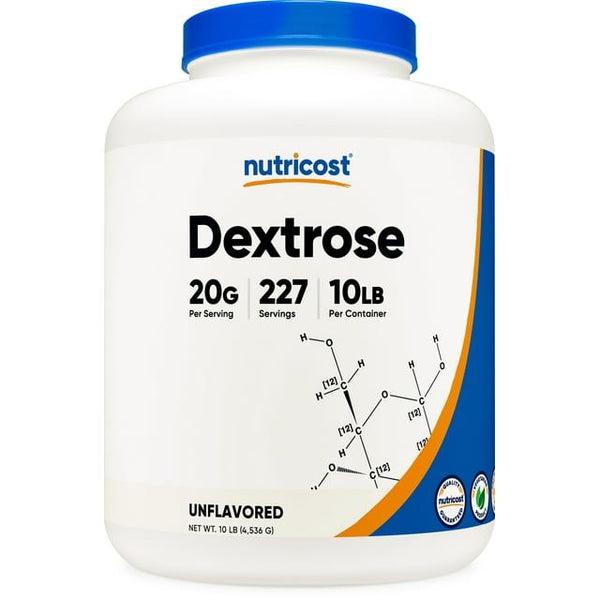 Nutricost Dextrose Pure Powder 10 lbs - Non-GMO Supplement EasyOptionXY LLC