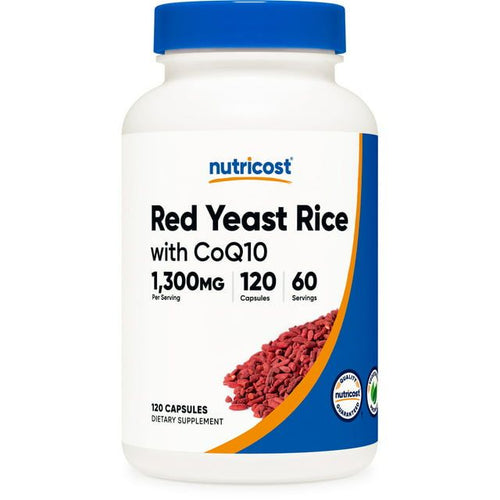 Nutricost Red Yeast Rice with CoQ10 1300mg, 120 Capsules, 60 Servings - Non-GMO, Gluten Free Supplement EasyOptionXY LLC