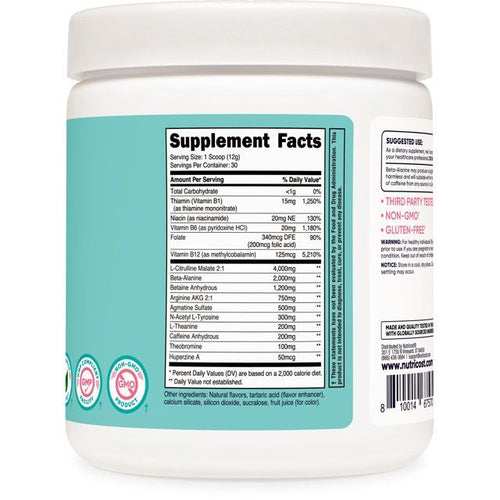 Nutricost Pre-Workout Supplement Powder for Women, Grape, 30 Servings EasyOptionXY LLC