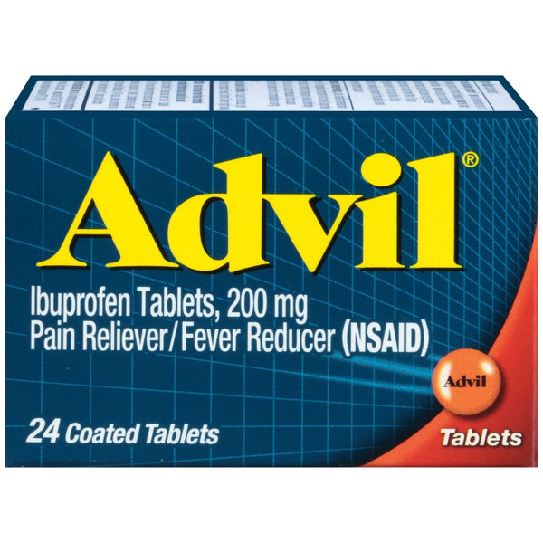 Advil Pain and Headache Reliever Ibuprofen Tablets; 200 mg; 24 Count EasyOptionXY LLC