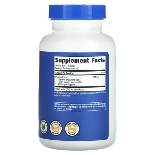 Nutricost Pygeum 5000mg, 120 Capsules - Non-GMO, Gluten Free & Vegetarian Friendly Supplement EasyOptionXY LLC
