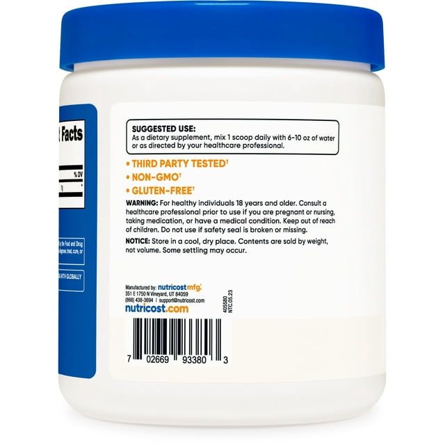 Nutricost L-Carnitine Tartrate 500mg, 120 Capsules (60 Servings) Supplement EasyOptionXY LLC