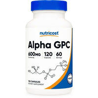 Nutricost Alpha GPC Supplement 600mg, 120 Capsules, 300mg Per Capsule EasyOptionXY LLC