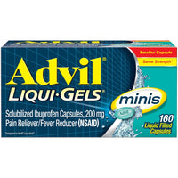 Advil Liqui-Gels Minis Pain and Headache Reliever Ibuprofen Capsules; 200 mg; 160 Count EasyOptionXY LLC